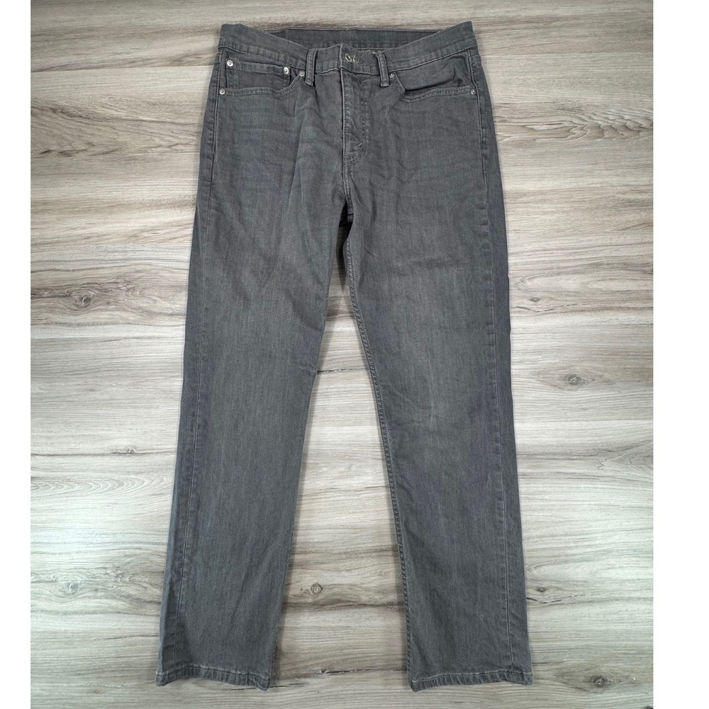 Levis 511 Slim Fit Jeans Mens‎ 34x30 Charcoal Gray Denim Pants 04511-1259